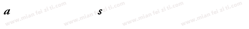 Adobe Garamond Pro   Semibold Itali字体转换